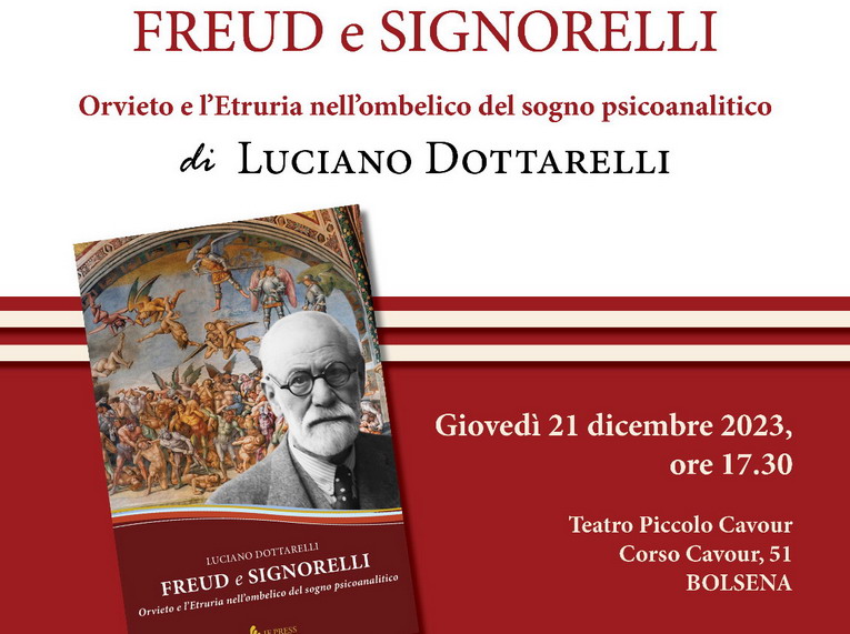 Bolsena, il filosofo Luciano Dottarelli presenta il libro “Freud e