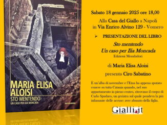 “Sto mentendo” di Maria Elisa Aloisi, presentazione il 18 gennaio alla Casa del Giallo a Napoli