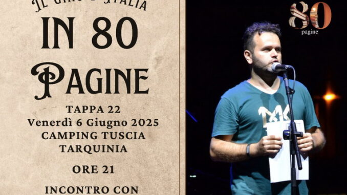 Il Giro d'Italia in 80 Pagine approda a Tarquinia: Quando lo storytelling incontra il territorio Il Giro d'Italia in 80 Pagine approda a Tarquinia: Quando lo storytelling incontra il territorio