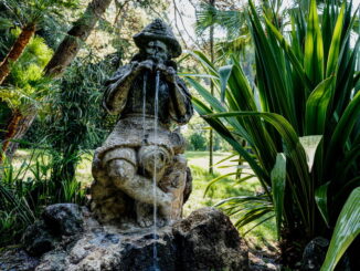 Restauro della Fontana del Pastore nel Giardino Inglese