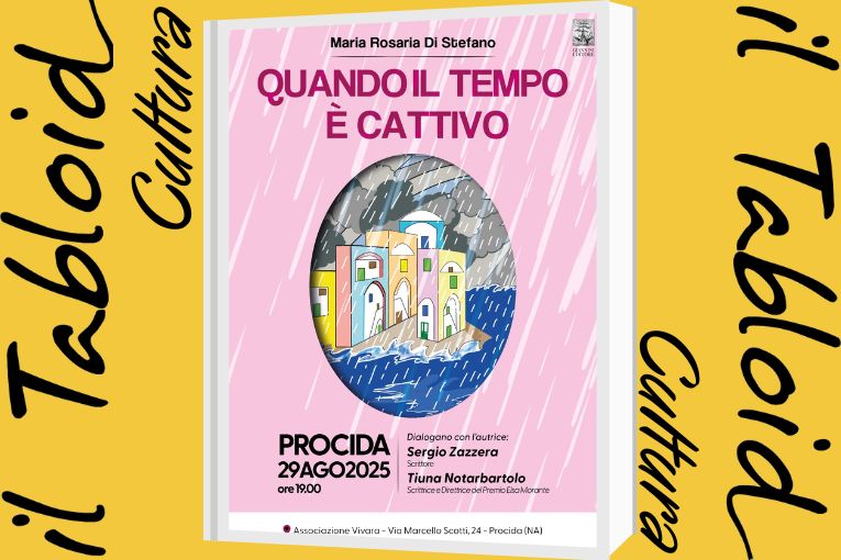 A Procida Maria Rosaria De Stefano presenta il suo romanzo “Quando il tempo è cattivo”